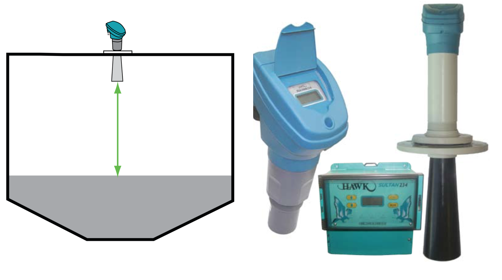 Lắp cảm biến đo nước trong silo 
